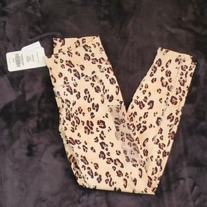 Fabletics Cheeta Print High Wasted Leggings